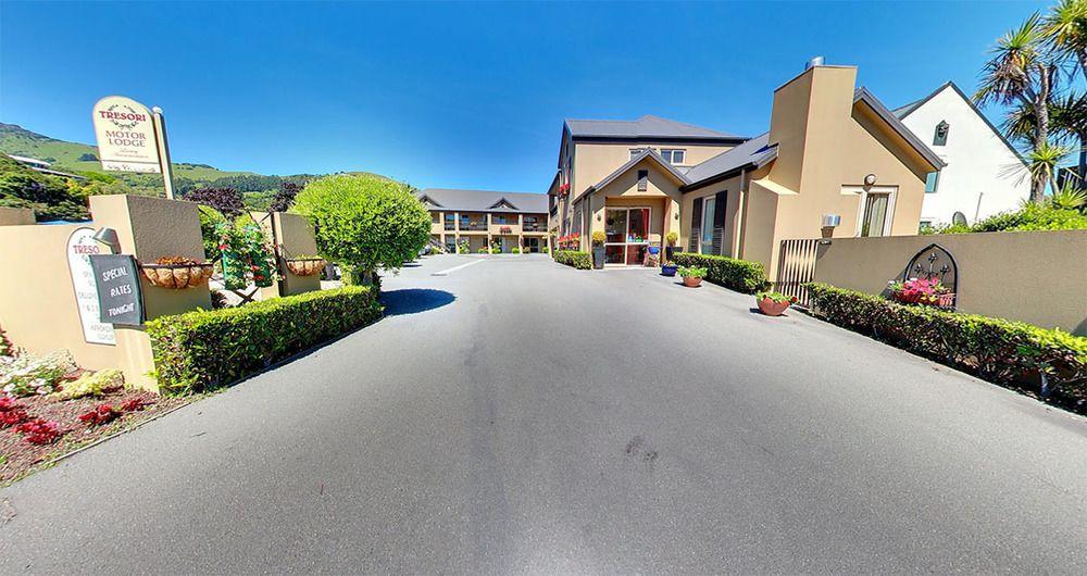 Tresori Motor Lodge Akaroa Kültér fotó